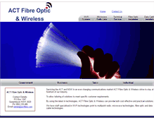 Tablet Screenshot of actfibre.com